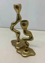 Подсвечник Garda Decor 69-22676, настольный, 24 см, металл, цвет золотой