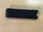 Радиатор SSD Jonsbo FinalCool M.2, для PS5, алюминиевый, пассивное охлаждение, 74х24х10 мм