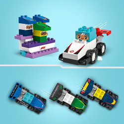 Конструктор LEGO DUPLO Town 10445 Болиды и гонщики Ф1 — фото 6