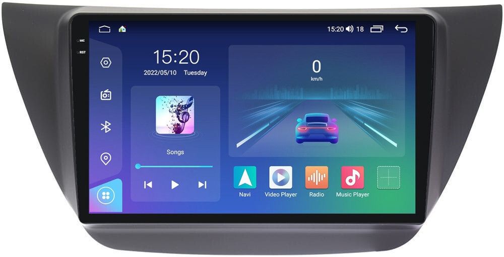 Магнитола для Mitsubishi Lancer 9 (CS), Cedia, Evolution 7-9 (CT) - Parafar PF950U2K на Android 13, QLED+2K, ТОП процессор, 8Гб+128Гб, CarPlay, 4G SIM-слот