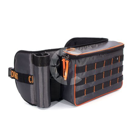 Сумка рыболовная поясная "СЛЕДОПЫТ" Fishing Belt Bag, 74х22х10 см, цв. серый, без коробок/5/