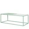 Столик журнальный Mayen, 110х50х37 см, белый/зеленый