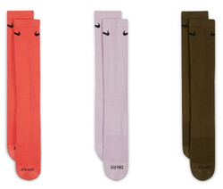 Носки теннисные Nike Everyday Plus Cushioned Training Crew Socks 3P - разноцветный