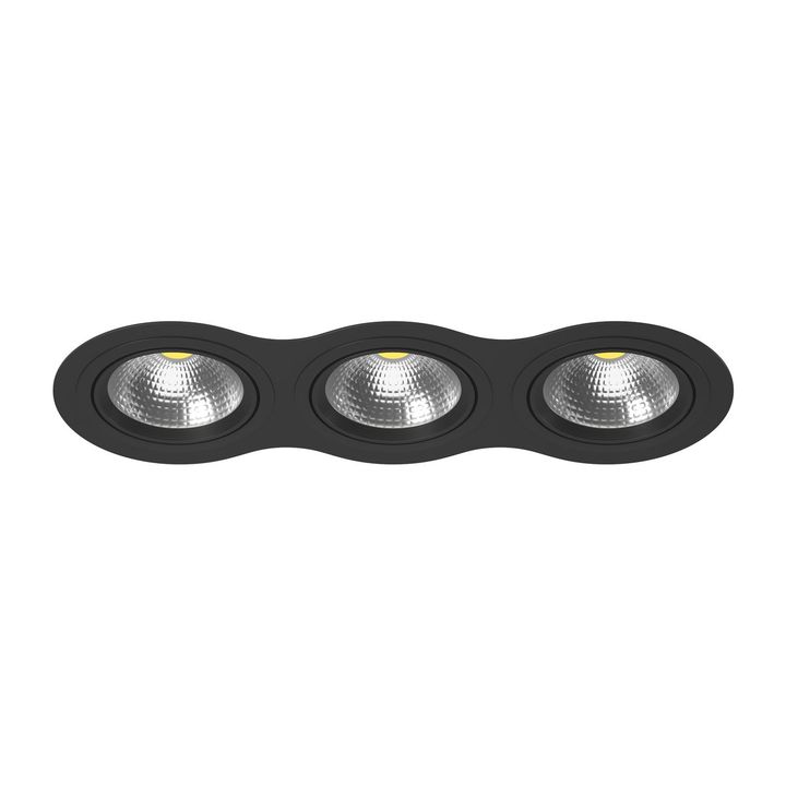 Комплект из светильника и рамки Lightstar Intero 111 (217937+217907+217907+217907) i937070707