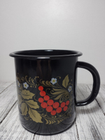 Кружка 1,0л с рисунком Рябина черная (12шт) 1с3с