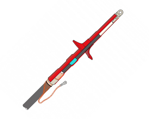 Муфта термоусаживаемая концевая наружной установки для одножильного кабеля с СПЭ-изоляцией на напряжение до 10 кВ ПКНТ(н)нг-LS-О-10-70...120 (комплект на 3 фазы, с наконечниками)