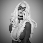 Фигурка Чёрная кошка Фелиция Харди Black Cat Felicia Hardy nsfw