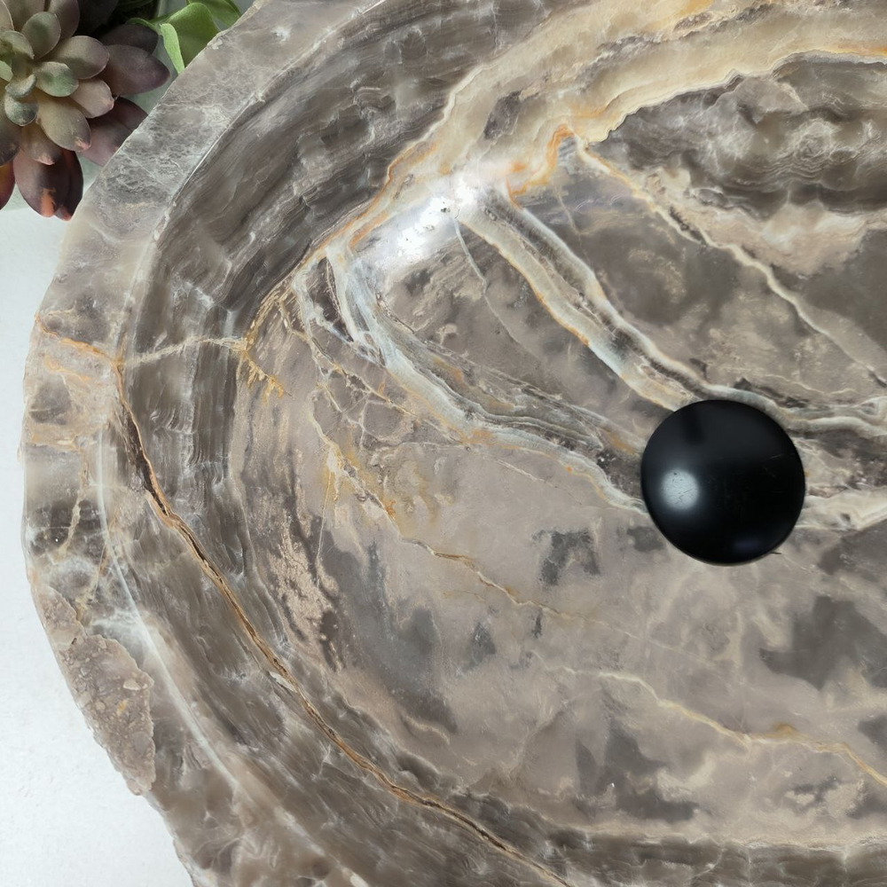 Раковина из оникса Erozy Grey EO-64404 45*38*15 0156