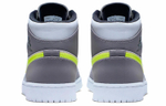 Кроссовки Jordan Air Jordan 1 Mid Neon Yellow Grey