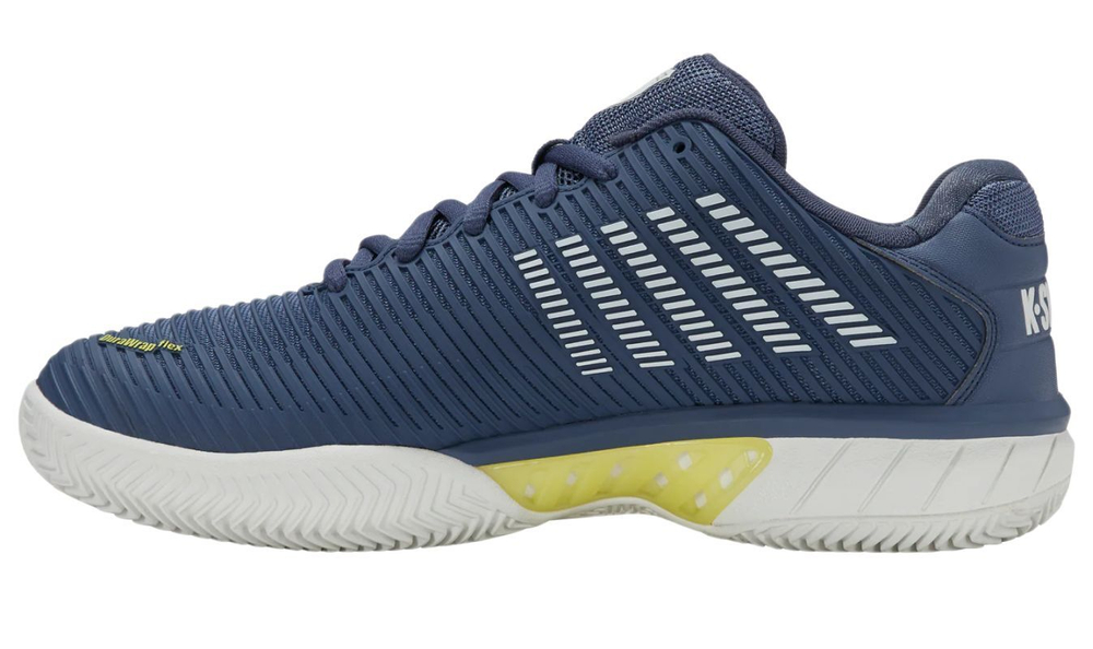 Мужские кроссовки теннисные K-Swiss Hypercourt Express 2 Clay - black/soft neon green/neon lava