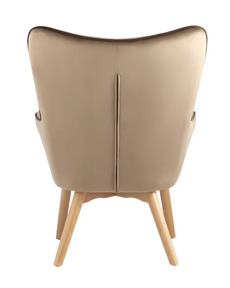 Кресло Mango бежевый велюр