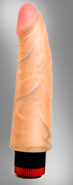 Реалистичный вибратор с зауженной головкой Cock Next (17,5 см) (Цвет: телесный)