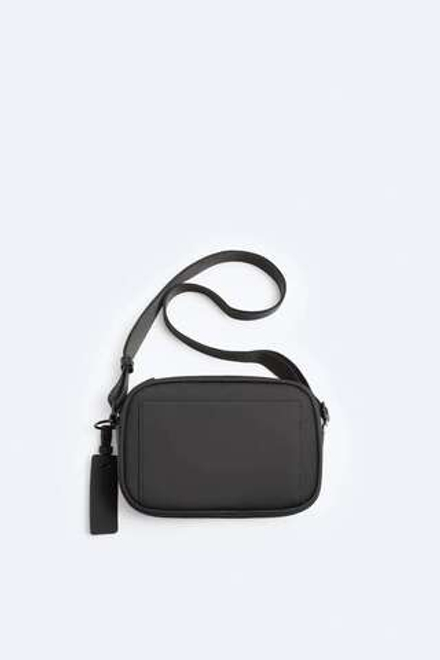 ZARA СУМКА-БОУЛИНГ ФОРМАТА МИНИ, ЧЕРНЫЙ