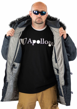 Куртка мужская зимняя Apolloget Arctic 2019 (стальной синий- steel blue)