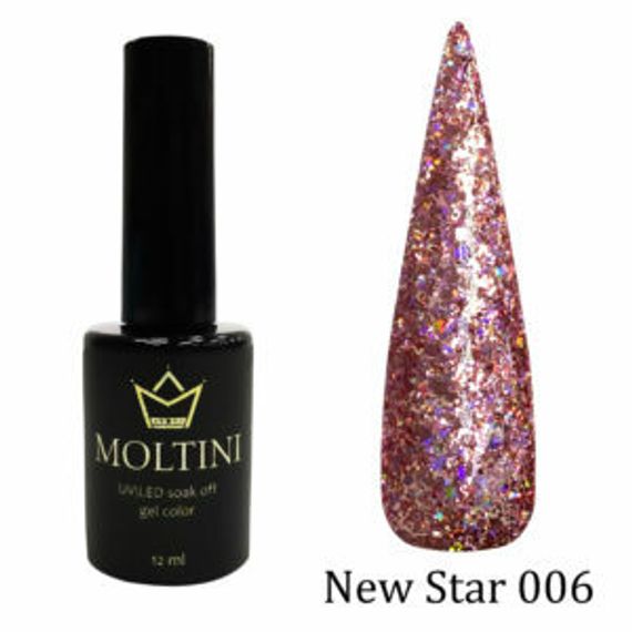 Гель-лак Moltini New Star 006, 12 ml