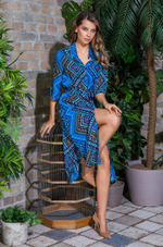 Платье-рубашка Jana (Размер: S) (Цвет: голубой)