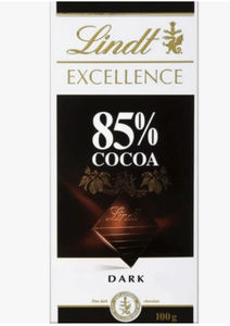 Тёмный шоколад Lindt Высококачественный Excellence 85% какао 100 г