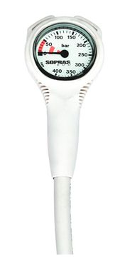 Манометр Sopras Sub Mini 400 бар. белый