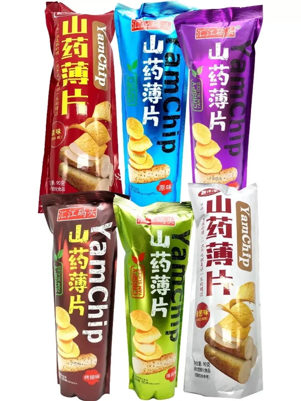 Чипсы из ямса ассорти вкусов 90 г * 6 шт