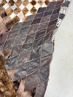 Покрывало меховое ковер из шкуры овчины