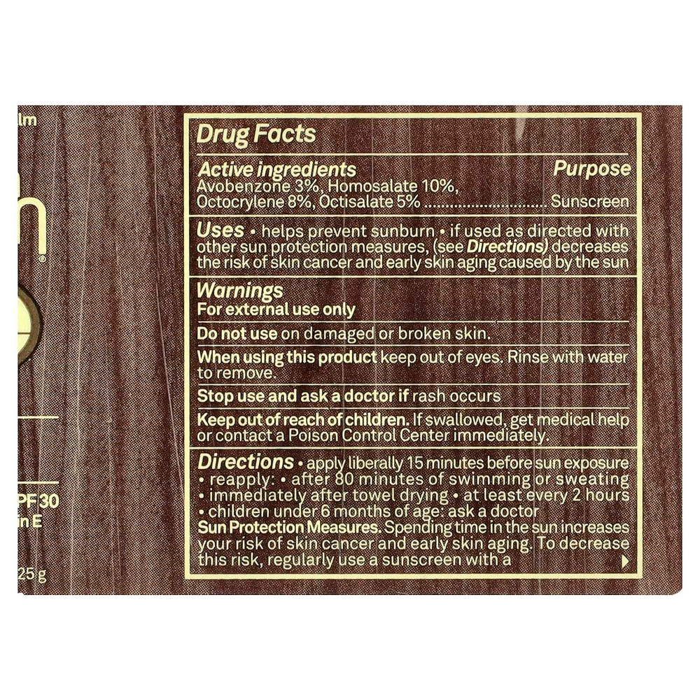 Sun Bum, Солнцезащитный бальзам для губ, SPF 30, банан, 4,25 г (0,15 унции)