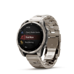 Умные часы Garmin Fenix 8, 47 мм, AMOLED, Sapphire bare Titanium, graphite with titanium band plus graphite silicone band