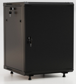 Шкаф настенный 19", 22U Hyperline TWB-FC-2266-SR-RAL9004