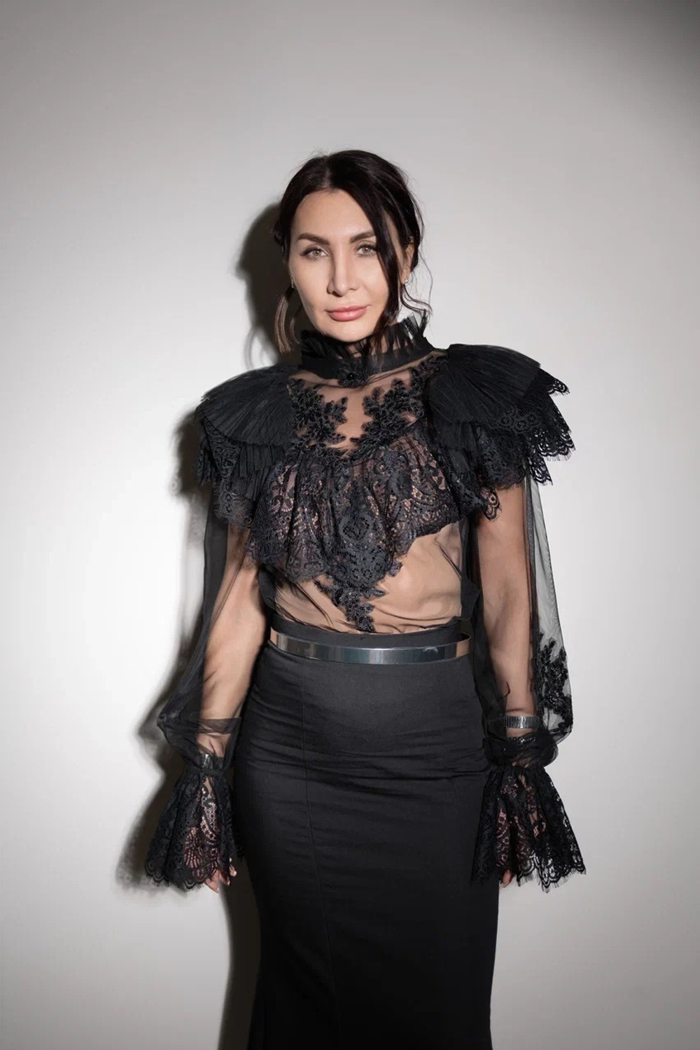 Блуза "Черный лебедь"