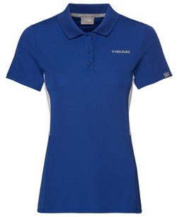 Женское поло Head Club Tech Polo Shirt W - royal blue