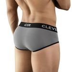 Мужские трусы брифы серые Clever CLEVER PIPING BRIEF 500112