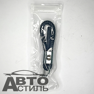 Брелок для ключей Кожа искуст ПЛЕТЕНКА  ОПЕЛЬ\OPEL с отверткой X103-OP (в уп)