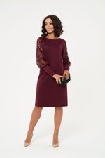 Платье Жозефина(46-56) Serenada винный (Акция)
