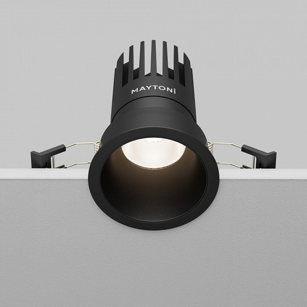 Встраиваемый светильник Maytoni Dip DL118-15W-4K-B