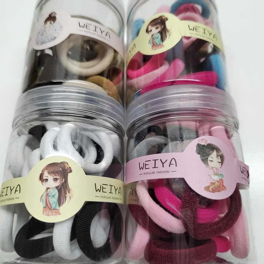 Набор резинок (20-25 шт) для волос МАЛЬВИНА (толщина 0,7 см / d-2.5 см)