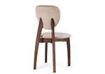 Стул деревянный Woodville Вакимо ткань tenerife beige, миланский орех