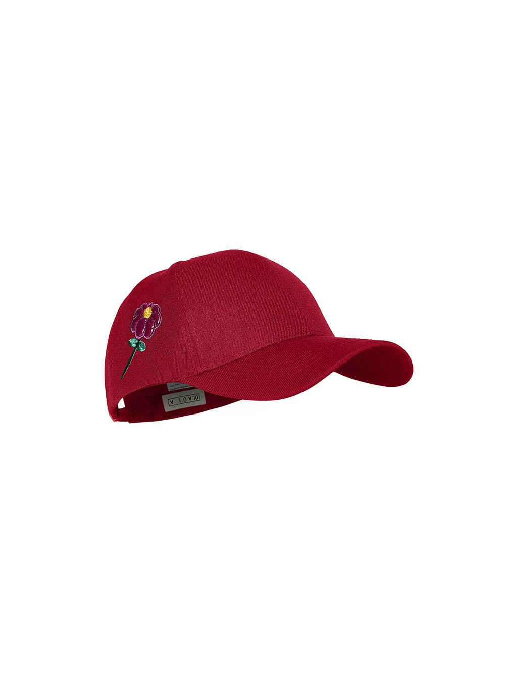 Кепка бордовая с вышивкой OLA OLA