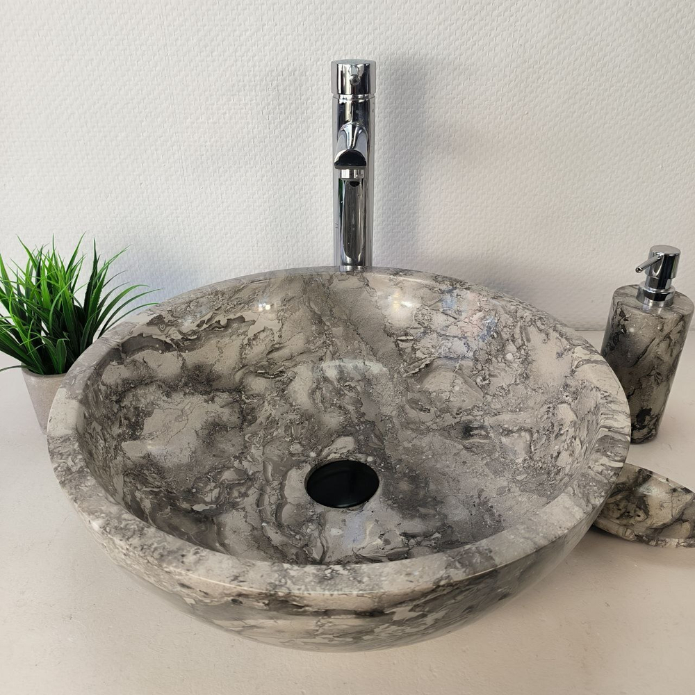 Раковина из мрамора Bowl Doreng BM-66090 (45*45*15) из натурального камня