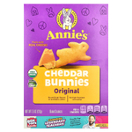 Annie's Homegrown, Органические кролики с чеддером, запеченные крекеры, 213 г (7,5 унции)