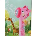 Мыльные пузыри «Жираф», 31*10 см, 60 мл, на батарейках (АА 4 шт, в компл не входят)