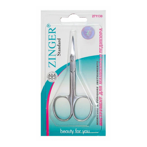 Zinger Ножницы маникюрные для ногтей Standard B-117-S ручная заточка 9.5 см