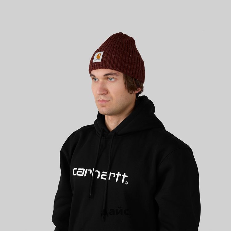 Шапка Carhartt WIP Anglistic Beanie артикул:I013193_offroad - купить в магазине Дайс