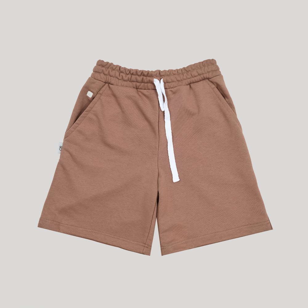 Wide Shorts LOGO Brownie