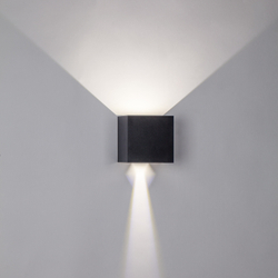 340537 Светильник DALLA 2х10W LED 2200LM G ЧЕРНЫЙ 4000K IP65