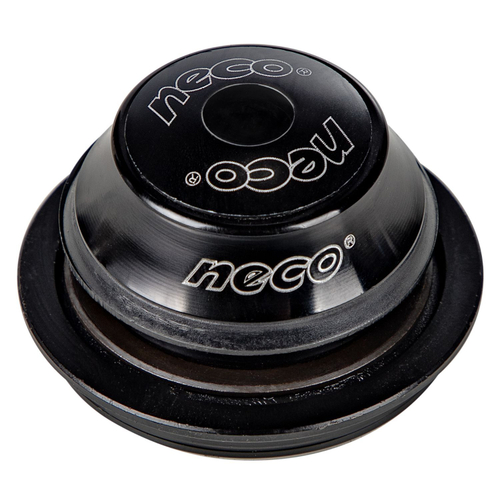 Рулевая колонка Neco H156EM, ZS44/56, 1 1/8-1 1/2", стал. чашки, картр. подшипники, черный