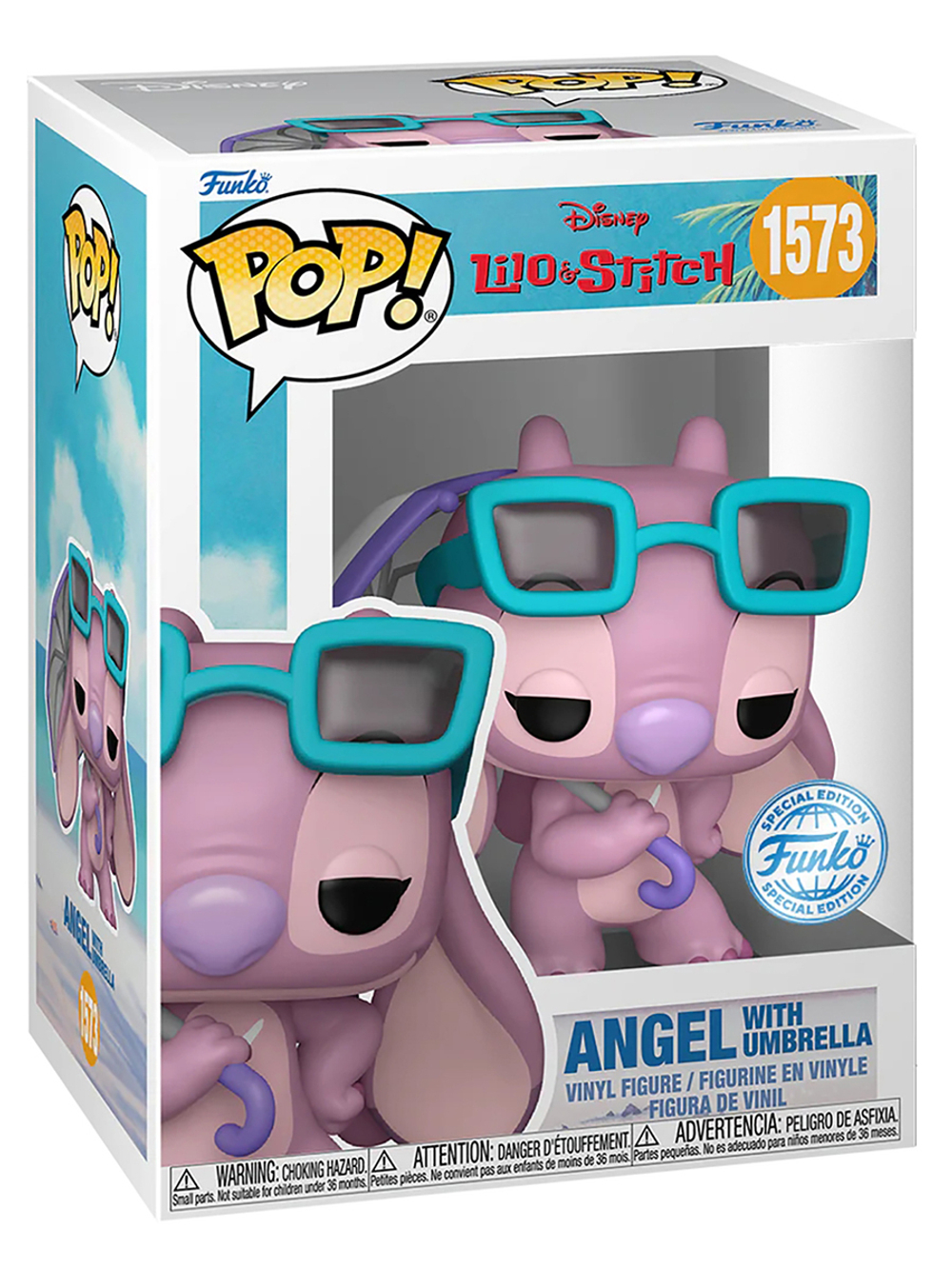 Фигурка Funko POP! Disney Lilo & Stitch Angel w/Umbrella SS (Exc) (1573) 84935