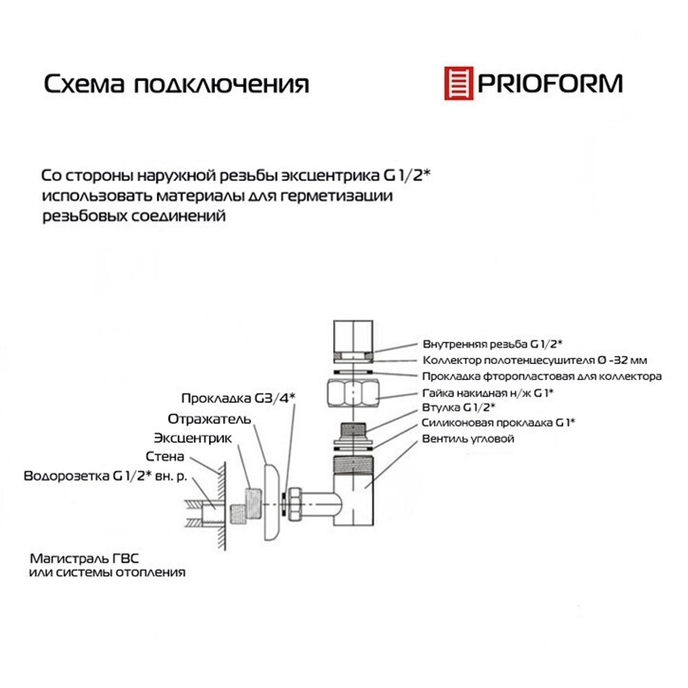 Водяной полотенцесушитель D41-84 80х40