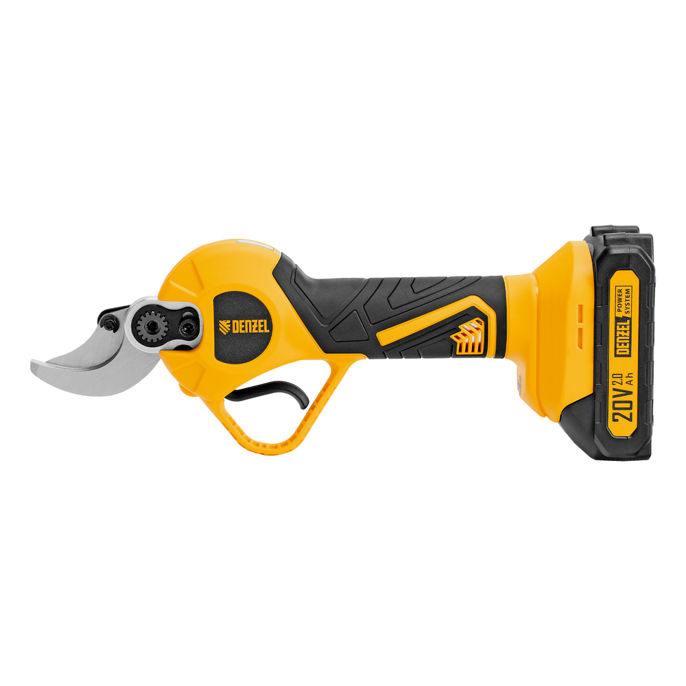 Секатор аккумуляторный, бесщет., CP-30BL, Li-Ion, 20 В, лезвия SK5 // Denzel