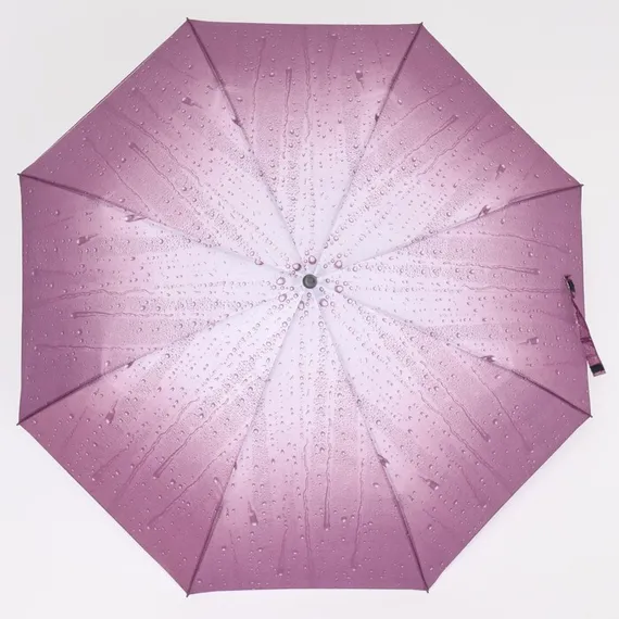 Зонт механический «Капли дождя», 4 сложения, 8 спиц, R = 48 см, цвет МИКС