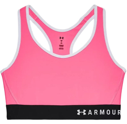 ТОП теннисный Under Armour Mid Keyhole Bra - neon pink