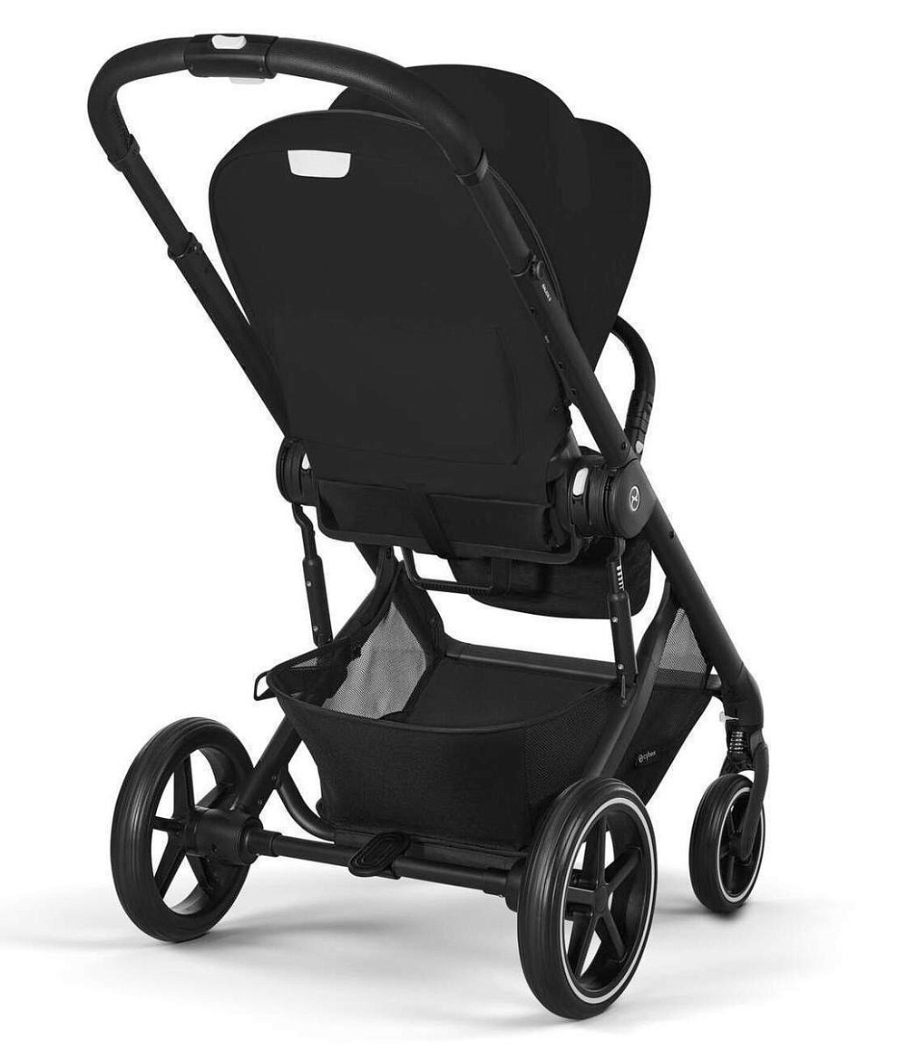 Коляска Cybex Balios S Lux BLK complete Cloud G Ocean Blue Plus 3 в 1 Moon Black с дождевиками